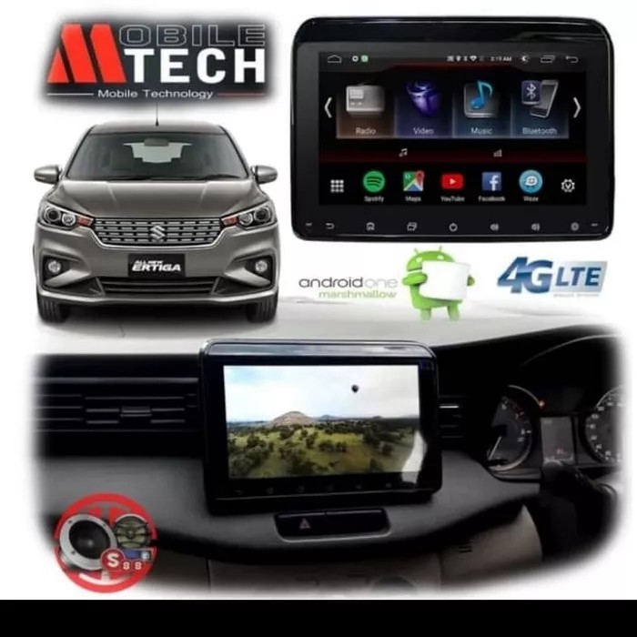 Head unit android Mtech for all new ertiga