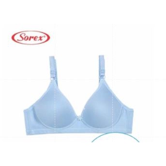 Bra BH Tanpa Kawat Super Soft Sorex 17238-42 Biru Muda