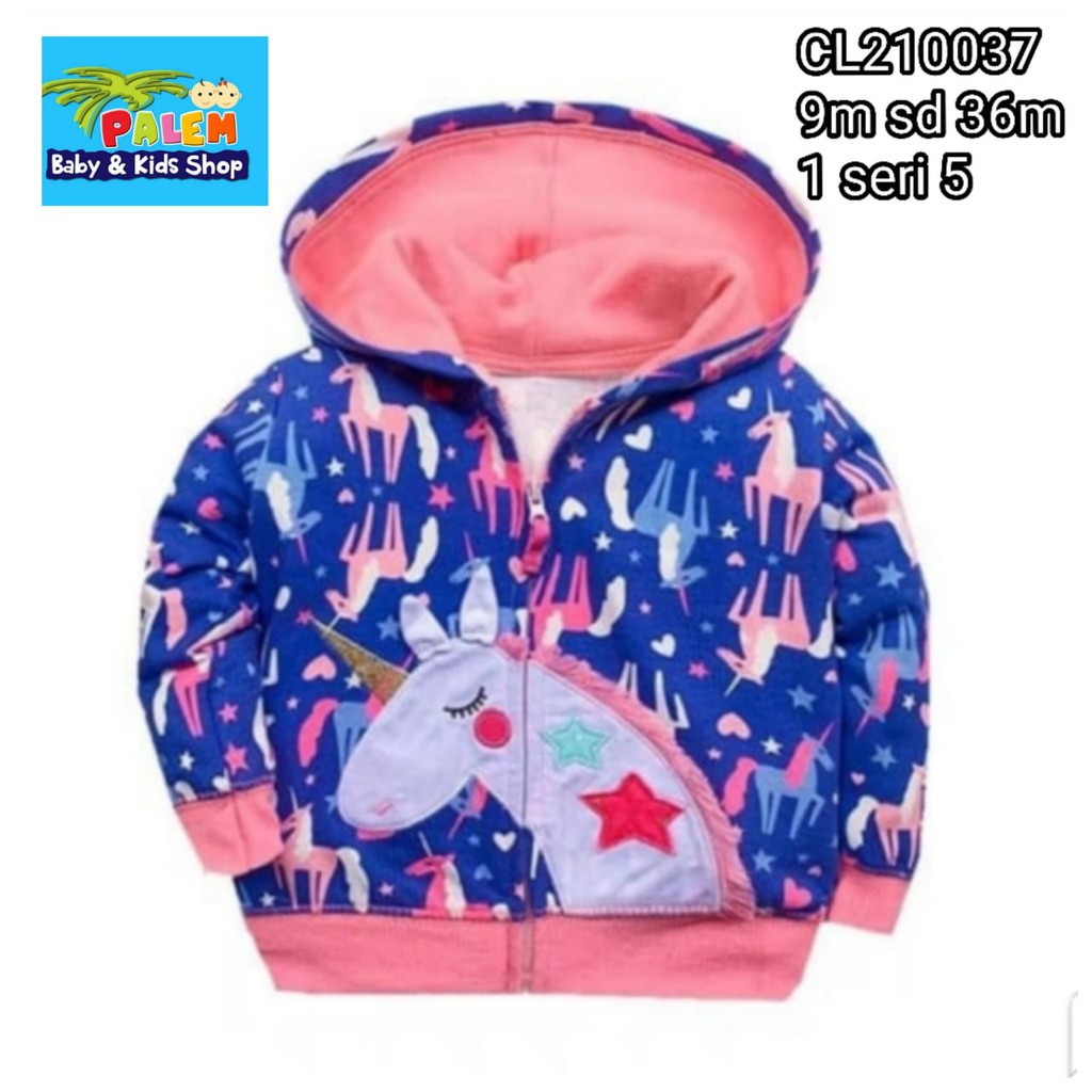 jaket motif terbaru catell love usia 9M-3T