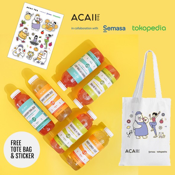 

Acaii Tea x Semasa Special Bundle *FREE Tote Bag & Sticker* (BERKUALITAS)