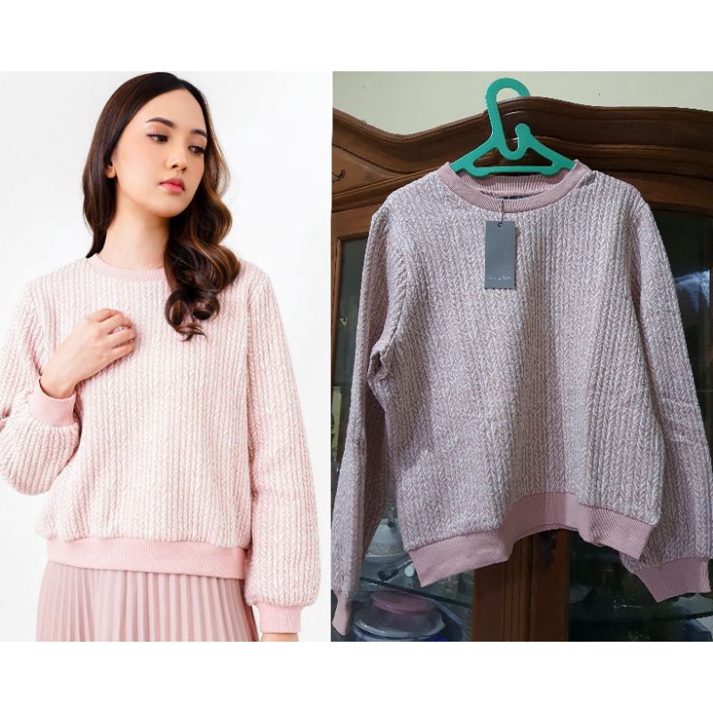 Benang Jarum Everly Sweater in Pink