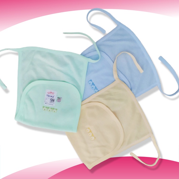 12 Pcs Popok Bayi Dolphin Popok Tali Polos Mix Warna