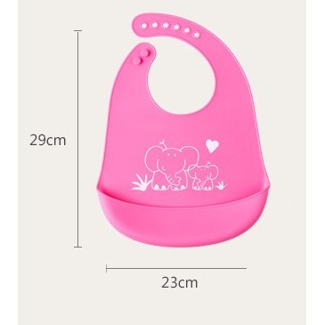 MOMMYCARE CELEMEK MAKAN BAYI BABY BIB SLABBER FULL SILIKON