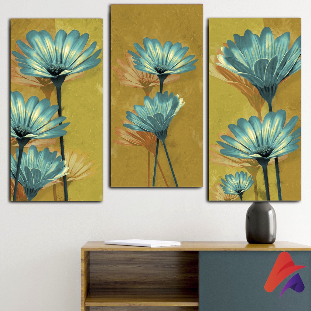 HIASAN DINDING BUNGA AESTHETIC BUNGA TULIP ( 15X30 ) WALL DECOR HIASAN DINDING KAMAR PAJANGAN RUANGAN POSTER KAYU BUNGA AESTHETIC BUNGA