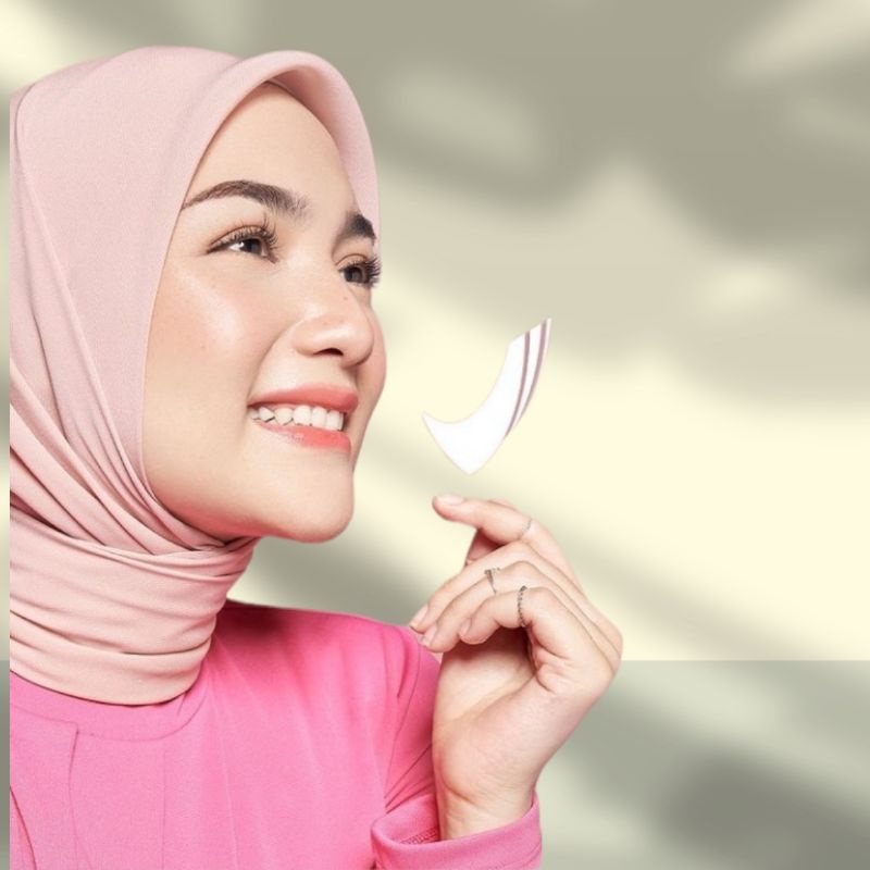 Khimar Segi 4 Syafany Super Finne Polos Murah Meriah-1