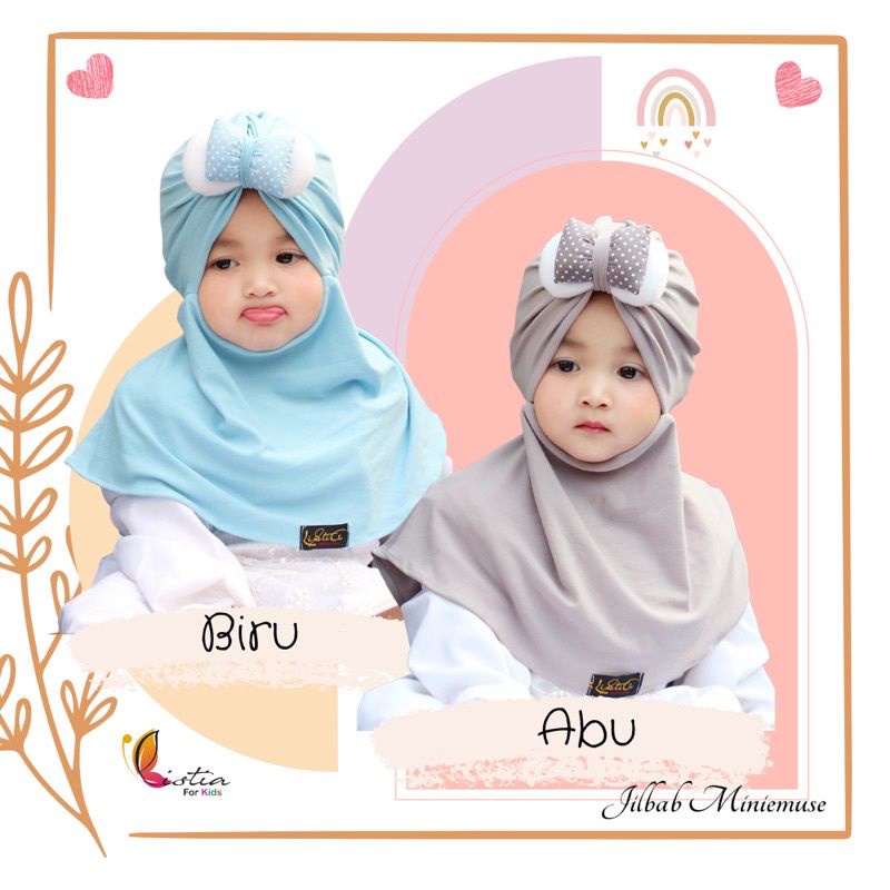 jilbab MINIEMOUSE | jilbab anak perempuan 1 2 3 4 5 Th