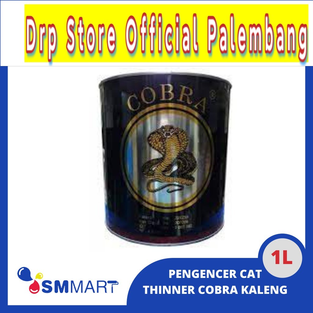 THINNER COBRA HITAM 1L &amp; 5L / TINER THINER COBRA HITAM 1L &amp; 5L/ PENGENCER CAT