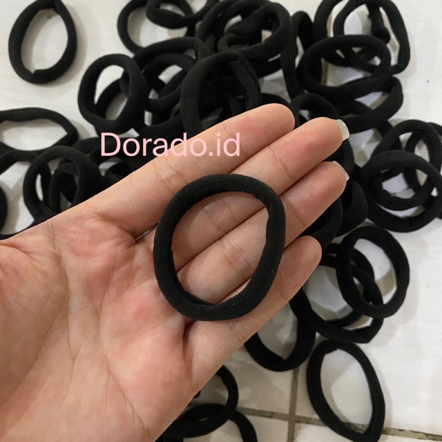 Kunciran rambut / kunciran rambut polos kualitas impor murah kuat awet dorado-3