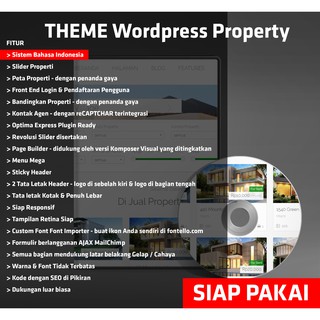 Template Tema Website Property Wordpress