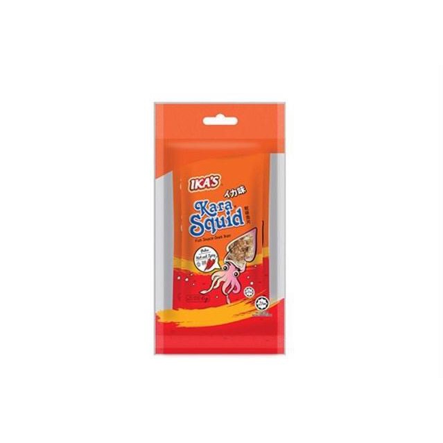 

Ika's KaraSquid Fish Snack Hot & Spicy | Snack Ikan