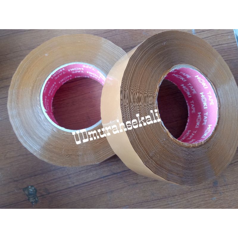 

Isolasi Lakban Bening Coklat 2" 400yd 500yd