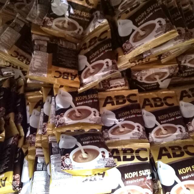 

Kopi ABC susu white instant renteng 31gr