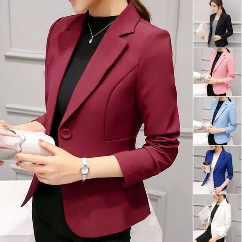 Jas Blazer Slimfit Wanita /Jas Wanita Kantor / Jas Kantor