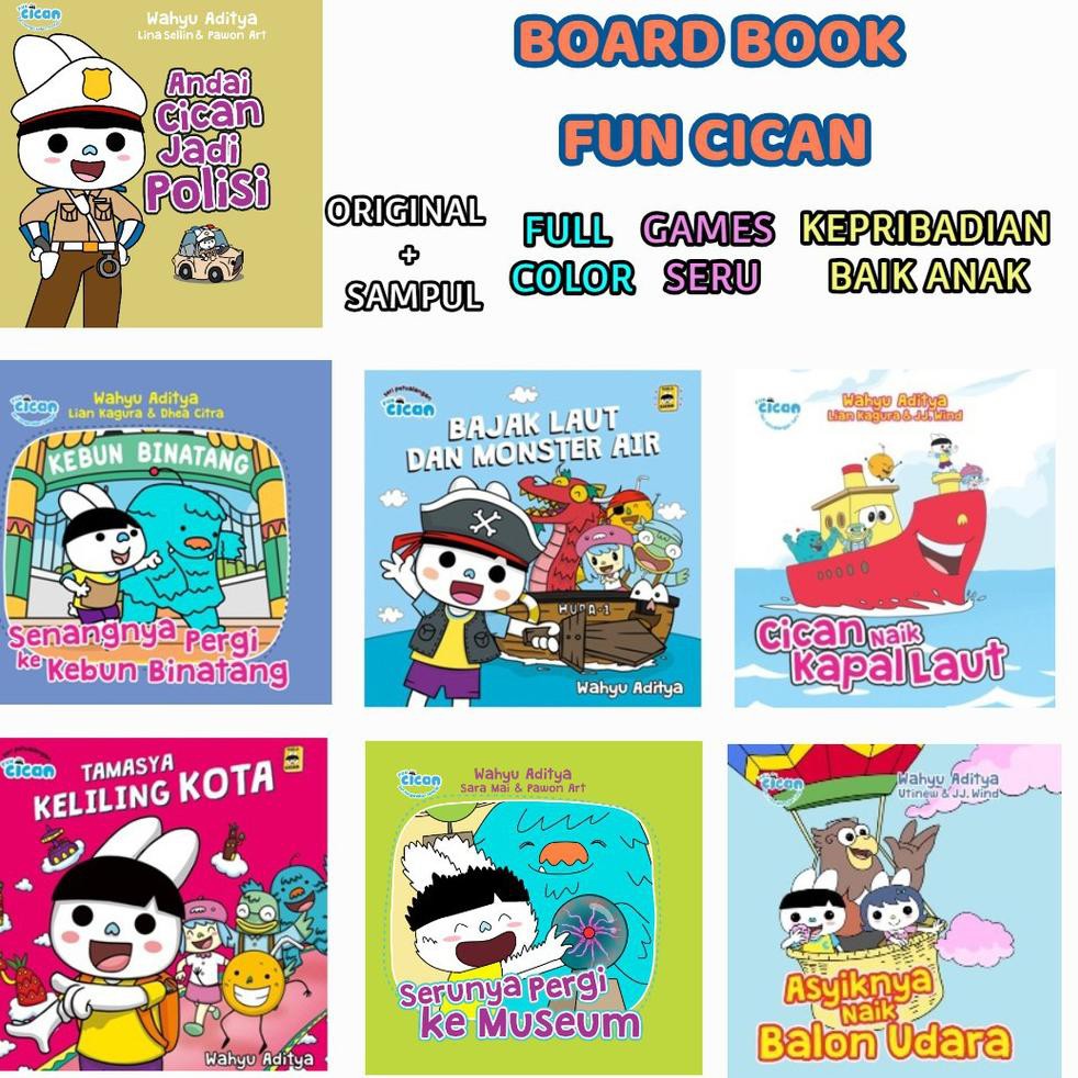 Miring SERI BUKU CICAN LENGKAP SERI FUN CICAN ANDAI CICAN JADI DOKTER BOARDBOOK Shopee Indonesia