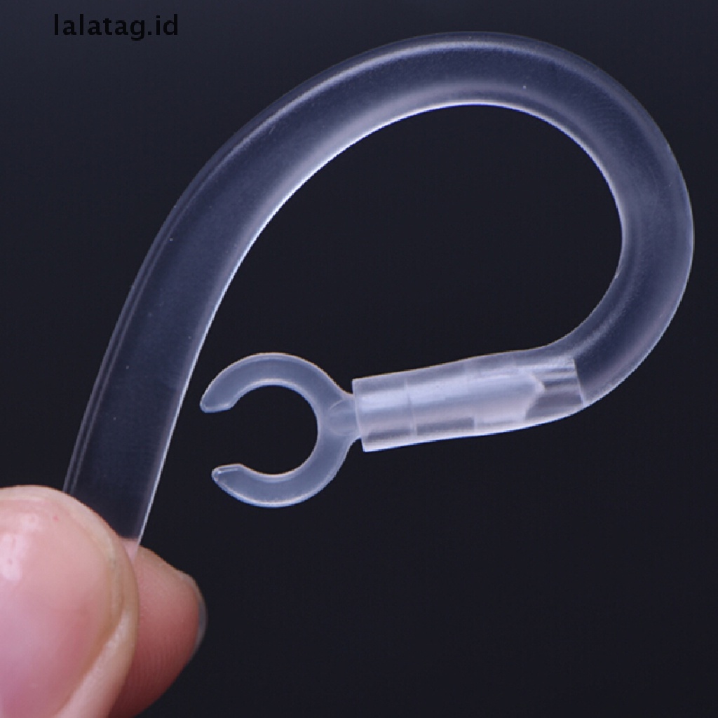 (Flyag) Klip Pengait Earphone Bluetooth Bahan Silikon Transparan Ukuran 5 / 6 / 7 / 8 / 9 / 10mm