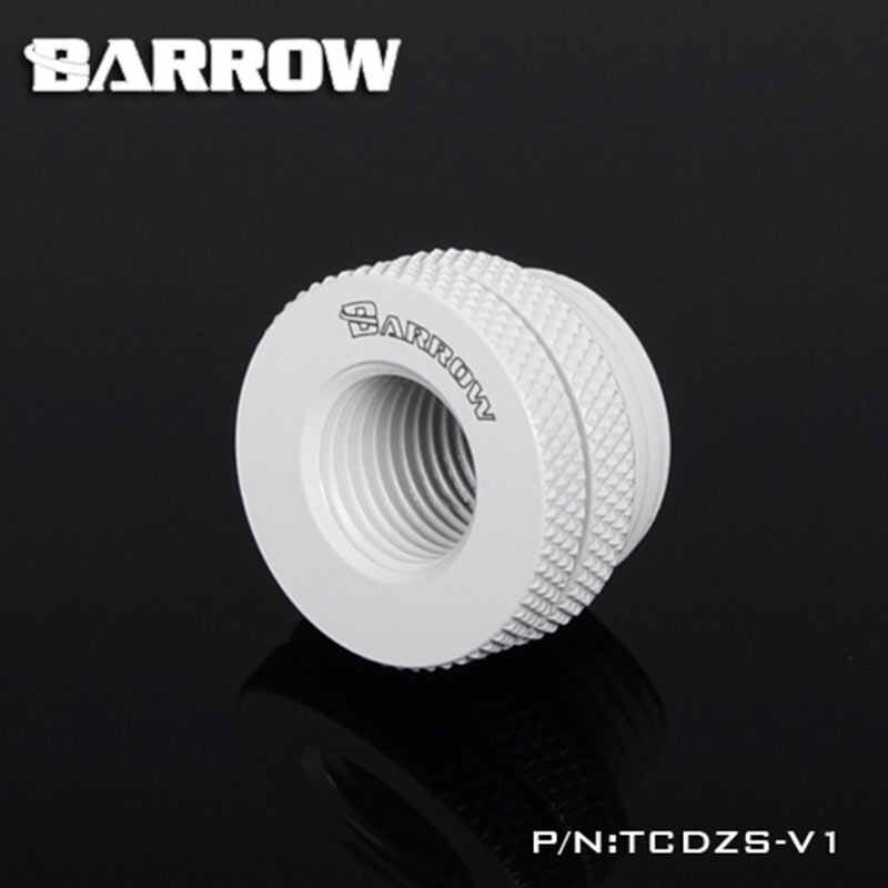 BARROW TCDZS-V1 Threaded Pass Through G1/4 F-F Fitting - White