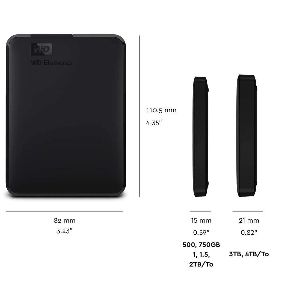 HDD Hardisk External WD Elements 2TB