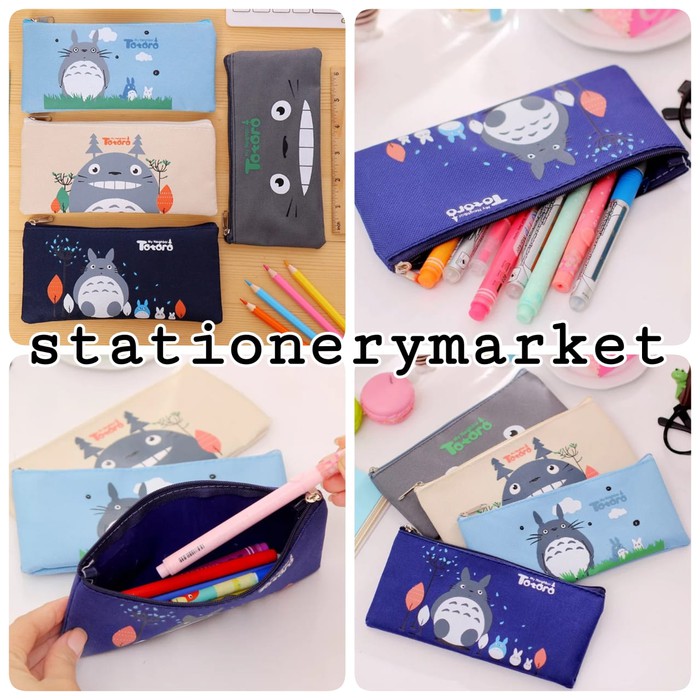 

Diskon TEMPAT PENSIL KARAKTER TOTORO CANVAS HIGH QUALITY POUCH TOTORO IMPORT - KREM off 10%