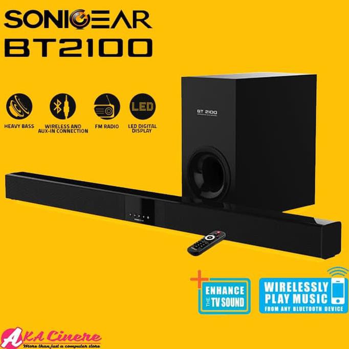 Super Sale Sonicgear BT2100 Speaker Ultimate Soundbar With Subwoofer Ready Stock