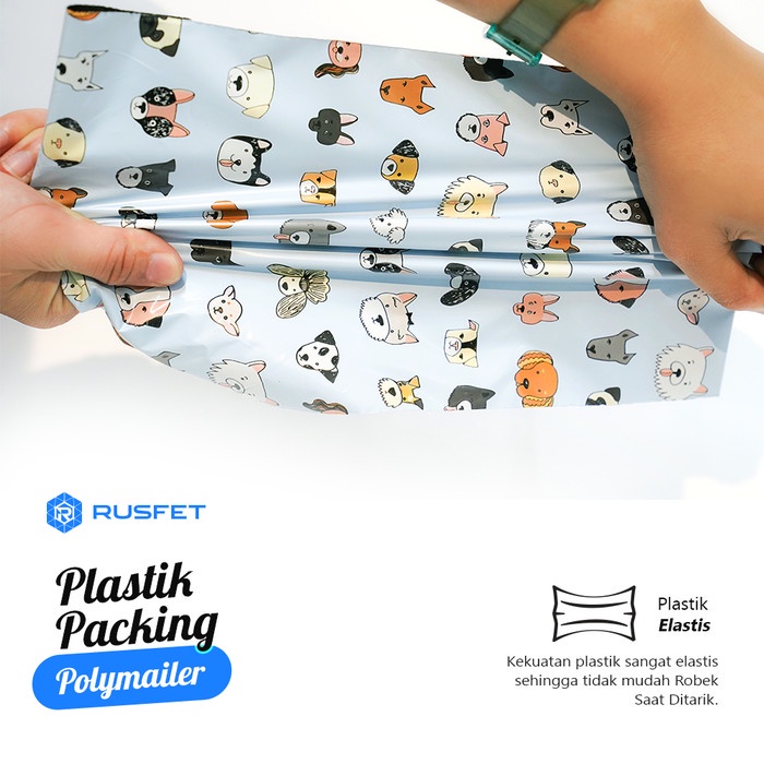 

Menyurat-Surat- Amplop Plastik Polymailer Doggy Friends 17Cm X 25Cm -Surat-Menyurat.