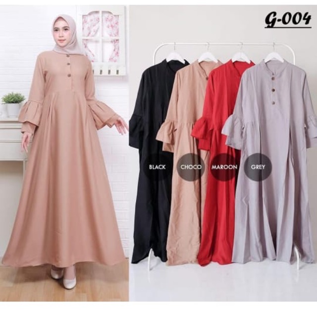 Gamis moscreppe murah jakarta