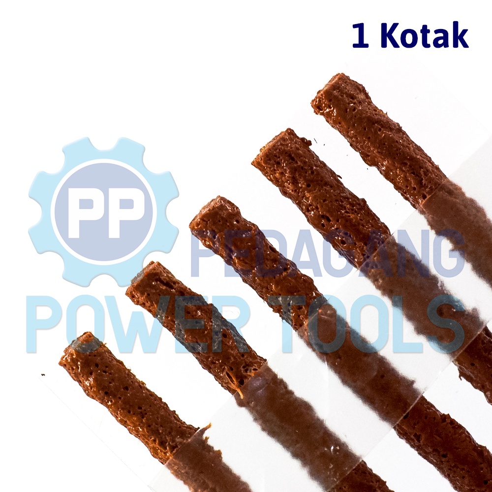 MOLLAR 1 KOTAK REFILL KARET ALAT TAMBAL BAN TUBLES CACING MOTOR MOBIL