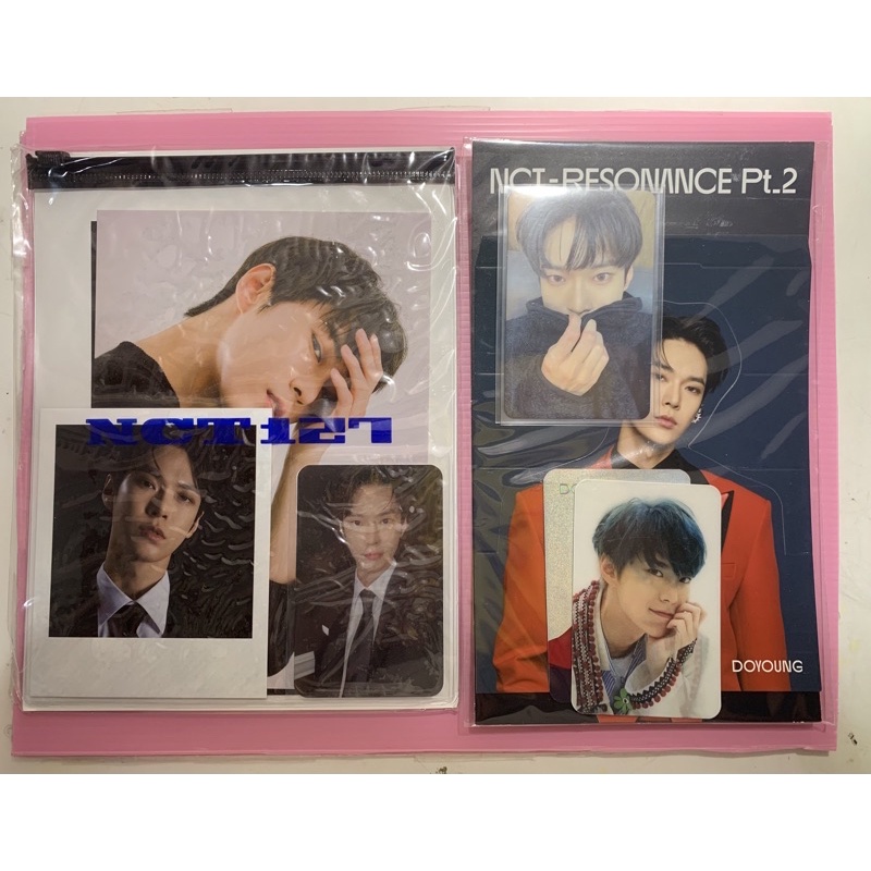 [ OFFICIAL ] doyoung kihno departure set + holo lenti sealed + photopack sg sealed