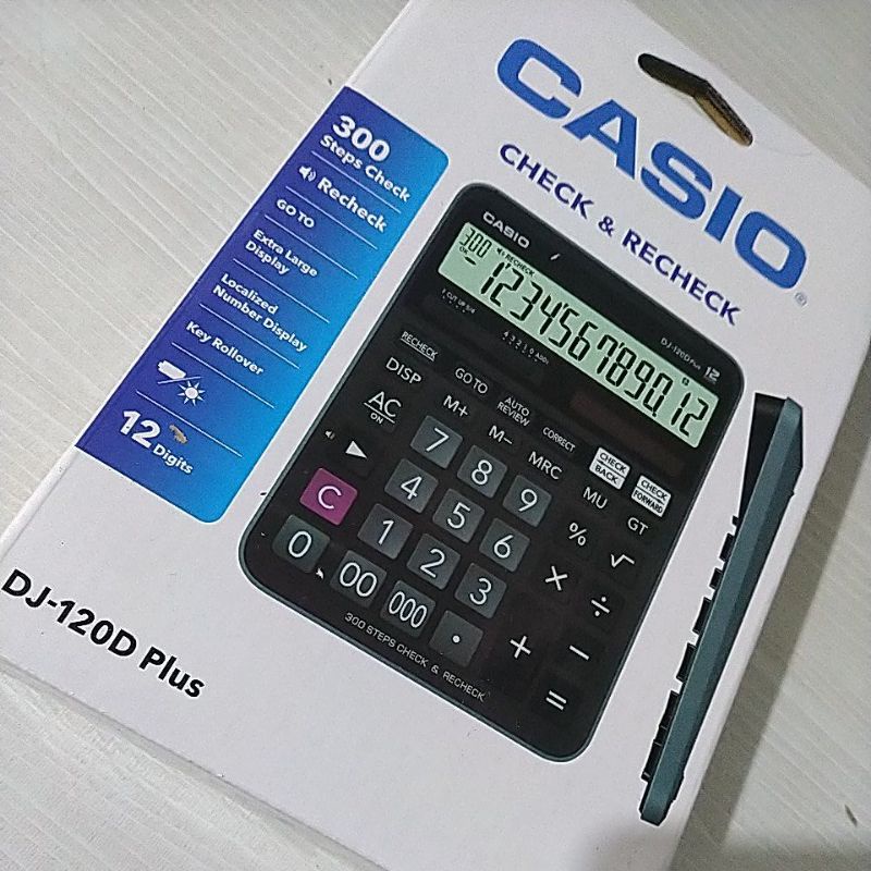 

KALKULATOR CASIO DJ120 PLUS (CHEK & RECHEK)