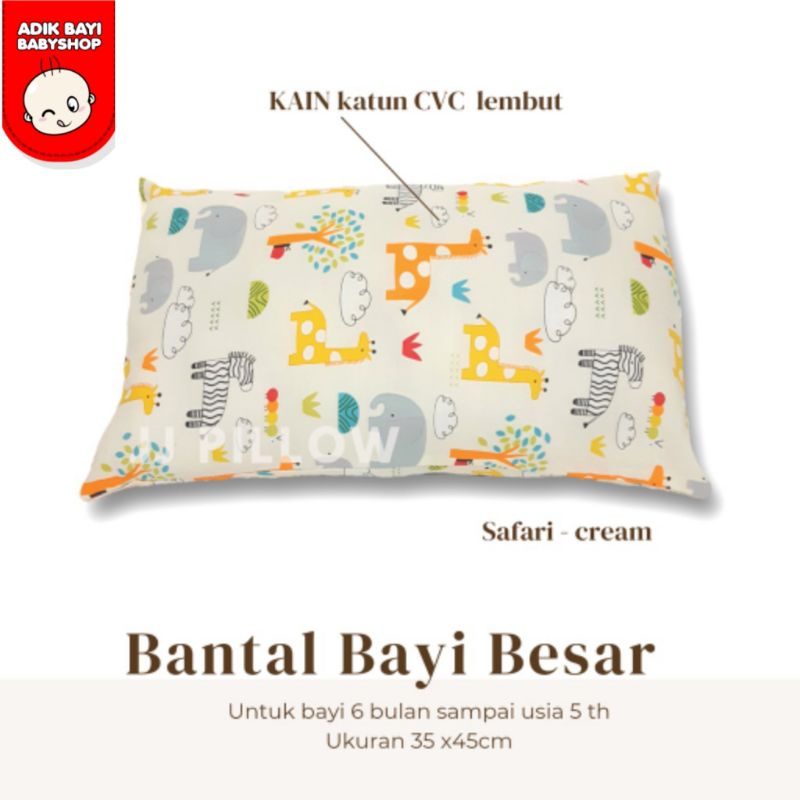 Bantal Bayi Anak Abe Baby Bahan Premium Bantal Anak Motif Bantal Bayi Besar Jumbo Usia 1 Tahun Banta