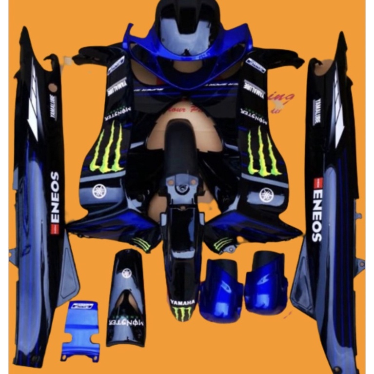 body set 125z 125zr movistar / body 125z petronas / body 125z monster