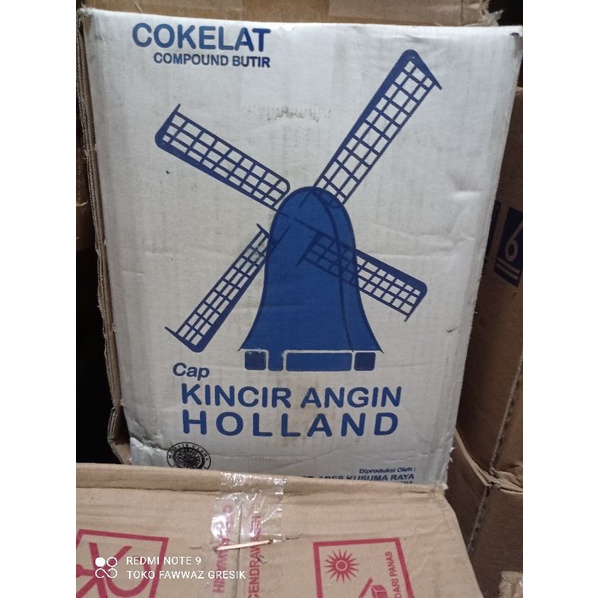 Holland Meises - MESES HOLLAND Coklat Compound Butir Kincir Angin