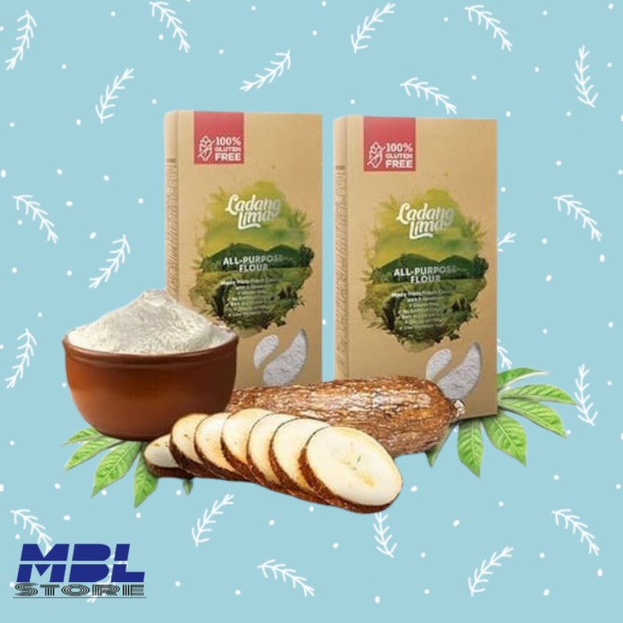 

PROMO [COD] Ladang Lima Glutten Free Tepung Serba Guna Tepung Mocaf 1 kg