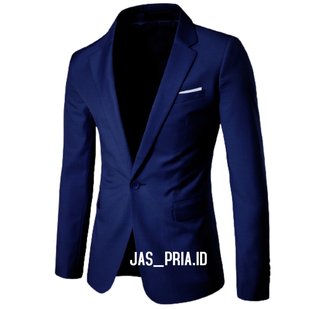 JAS PRIA BLAZER PRIA JAS FORMAL PRIA JAS NIKAH JAS BLAZER PRIA BLEZER PRIA JAS PRIA SLIMFIT-NAVY