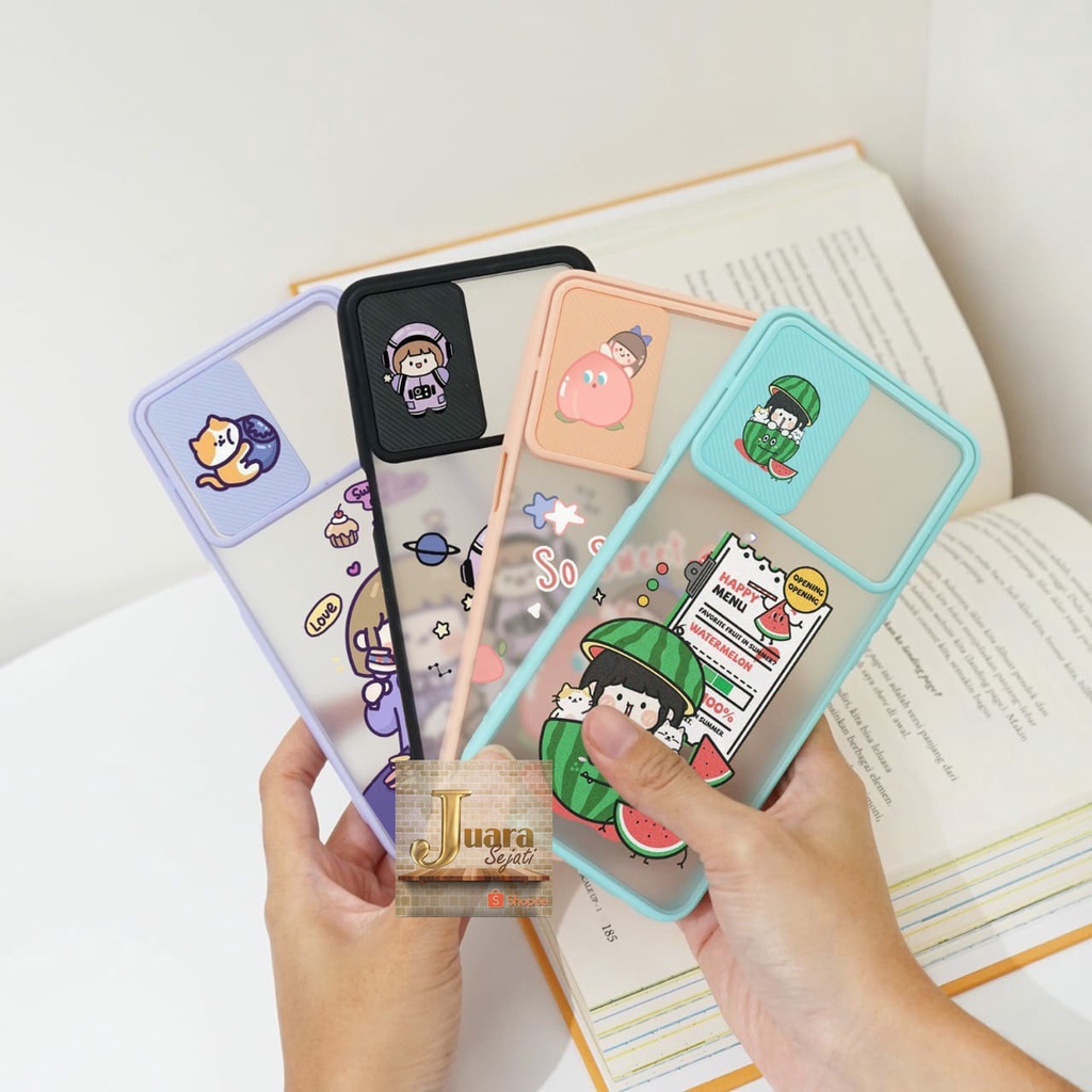 [KG01] Oppo Case Slide Kamera Protek  Oppo A3S Oppo A5S Oppo A7 Oppo A11K Oppo A12 Oppo A53 A33 Oppo