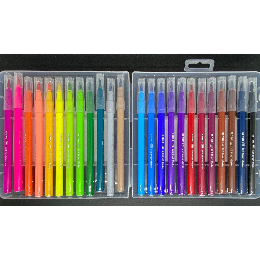 

Brush Marker SBm isi 24 warna kenko