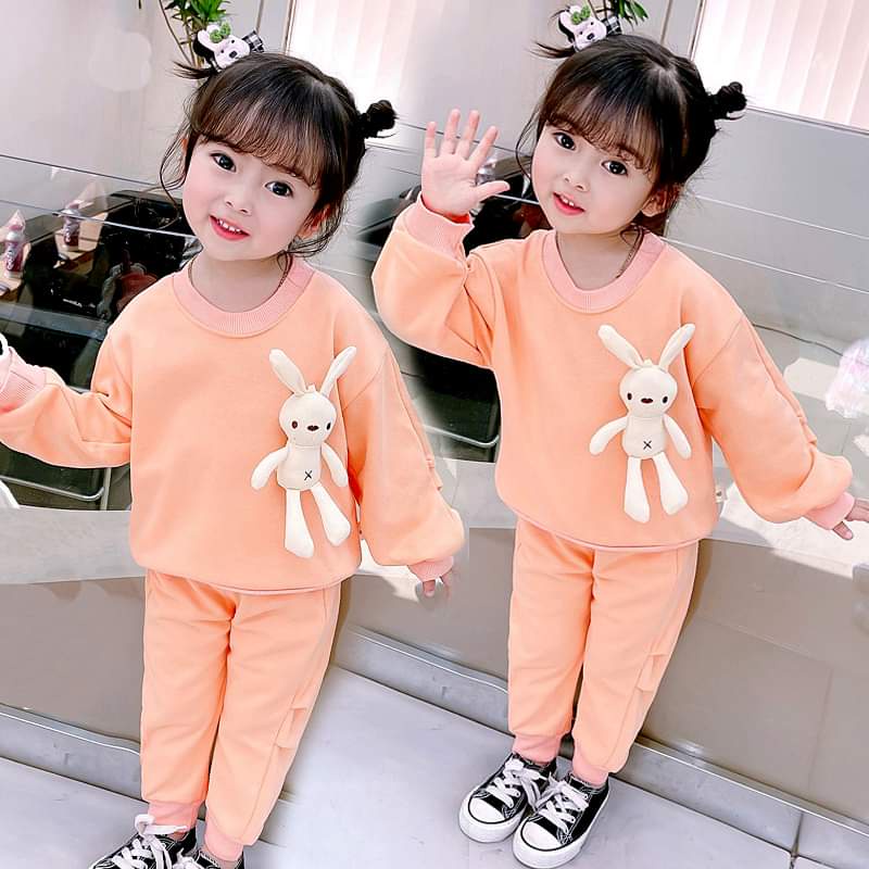 Setelan Anak Perempuan Plain Doll Rabbit