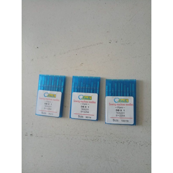 Jarum Mesin Jahit DB X 1 Merk Okachi No 11, 13 / Jarum Mesin Jahit High Speed Industry