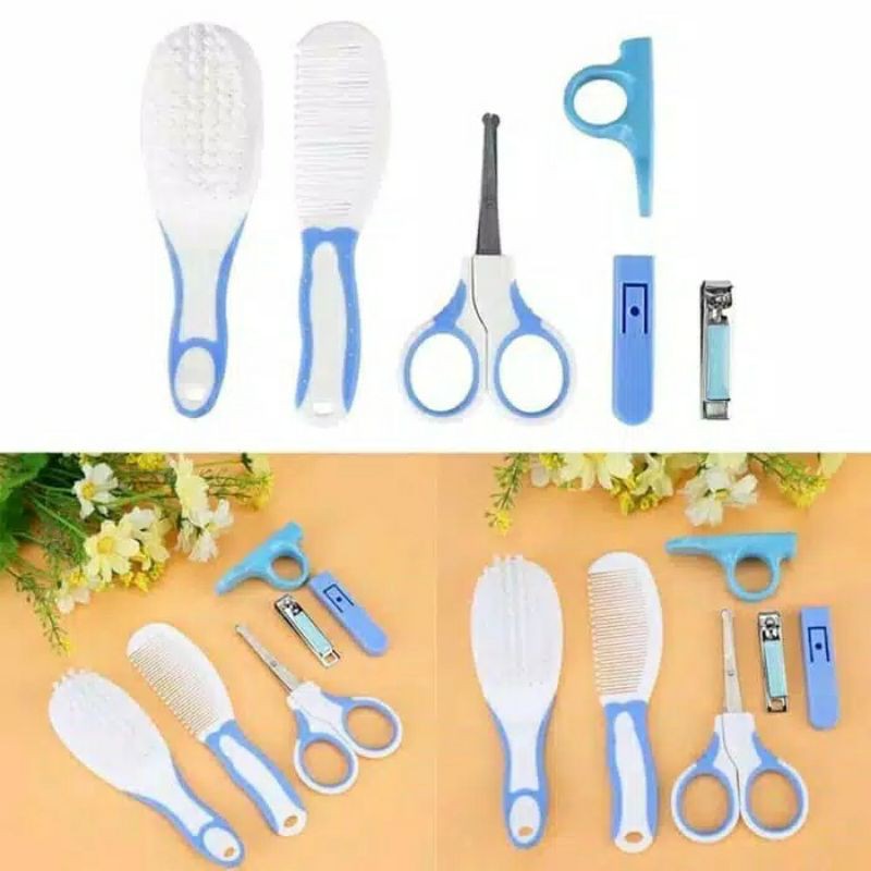 Baby Care Kit 6in1 / Tools Kit Bayi / Set Gunting Kuku Sisir Bayi Isi 6 Pcs-1
