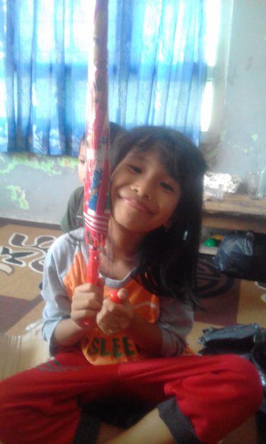 Termurah Umberella Payung Karakter Anak + Peluit 4sisi Kaca / Payung Anak Karakter Plus Peluit