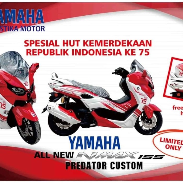 ALL NEW NMAX PREDATOR SPECIAL LIMITED EDITION BISA REQUEST WARNA JUGA HARGA PABRIK DAN BERKUALITAS
