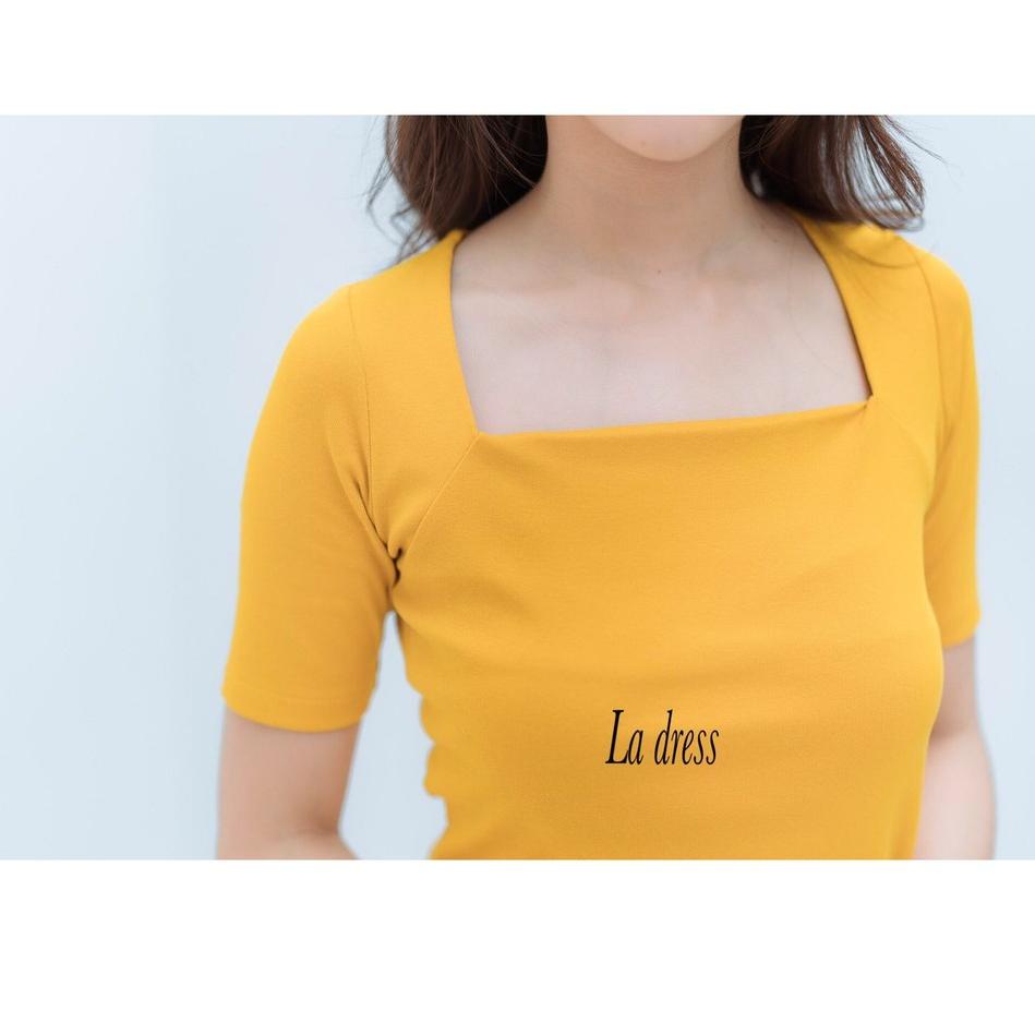 ☏ LA DRESS | KAOS KERAH KOTAK | ORIGINAL IMPORT BANGKOK ℗