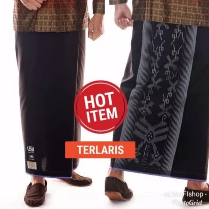 Paket Hemat Sarung Bhs Gold Mercerized Tkb Hitam Polos - Ungu