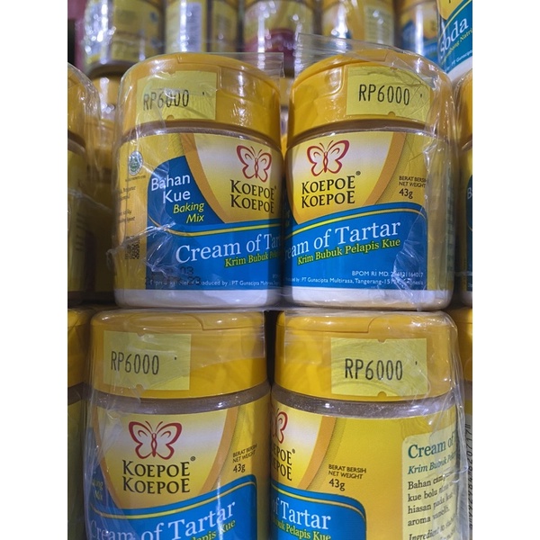 

CREAM OF TARTAR KRIM BUBUK PELAPIS KOEPOE KOEPOE 43GR