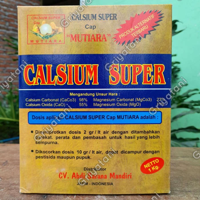Kalsium Pertanian Calsium Super Cap Mutiara