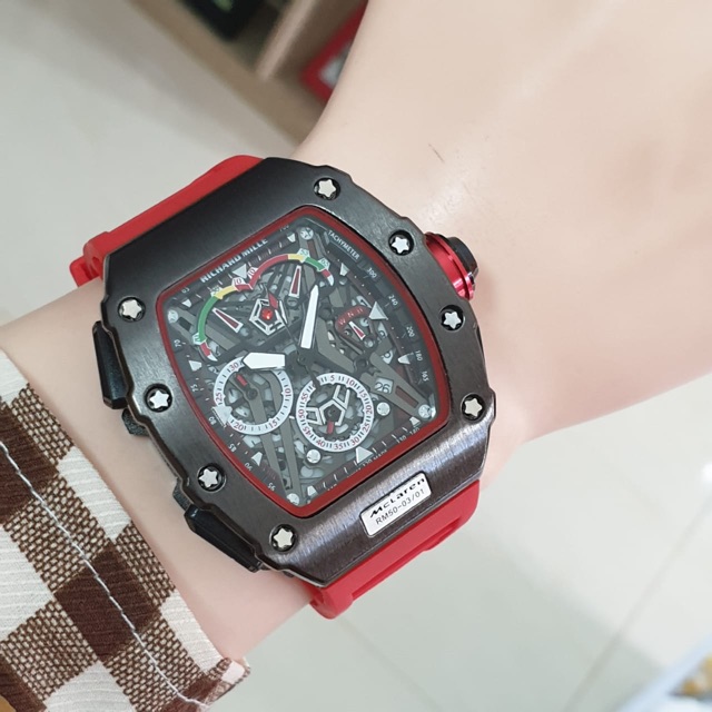 jam tangan pria R1CHARD M1LL3 MCLAUREN RM50 RUBBER SUPER PREMIUM