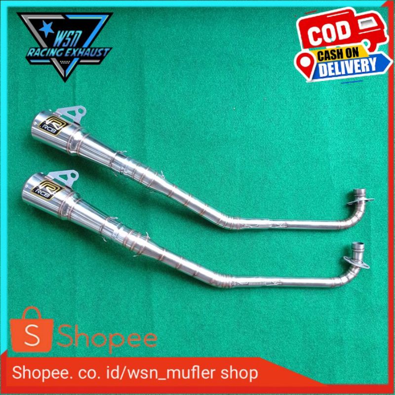 Knalpot racing RCB botol underbond jupiter z/knalpot jupiter z1/ knalpot supra 125/knalpot supra 110