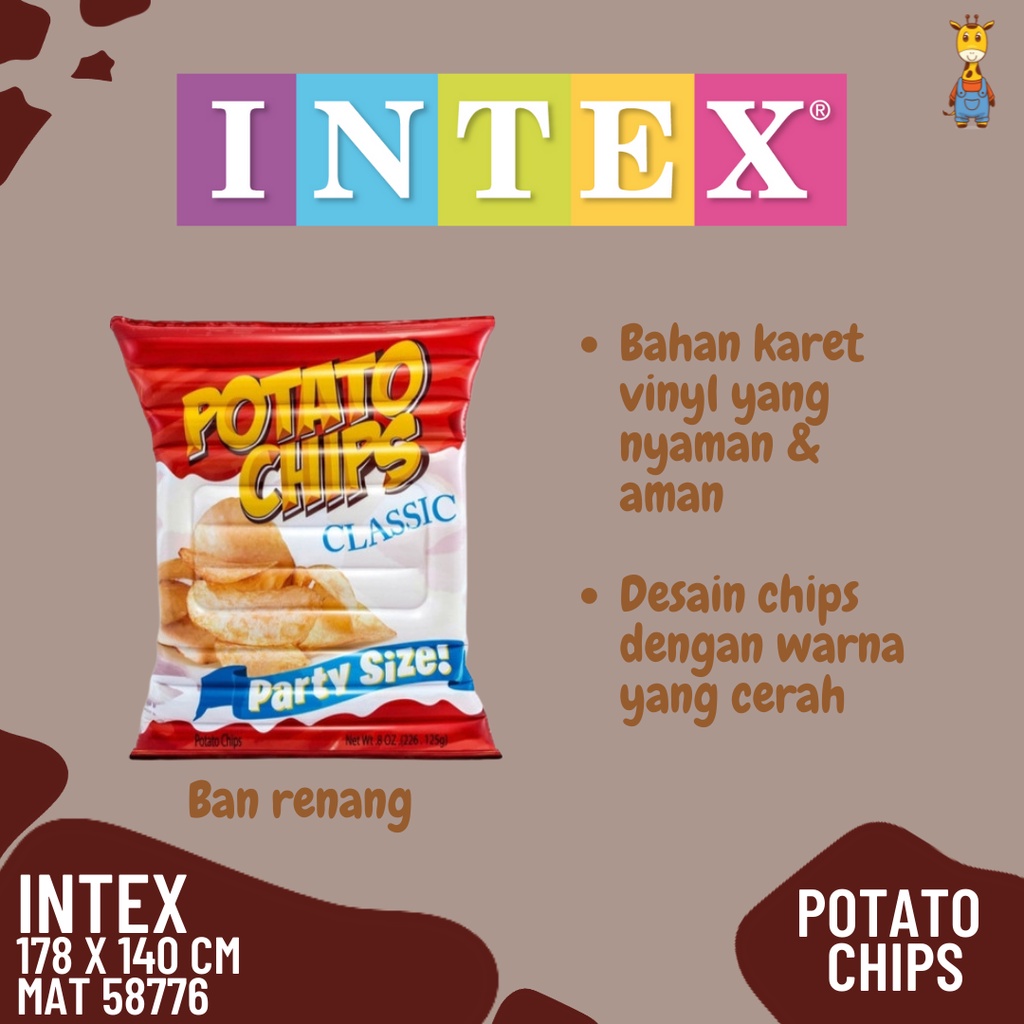 Intex 58776 Potato Chips Float