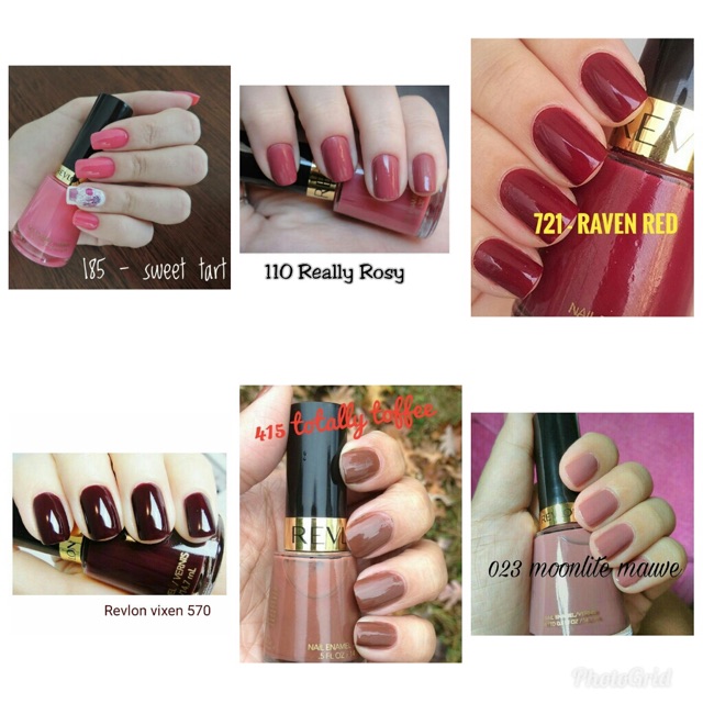 REVLON Enamel Nail Polish Part 1 / Kutek