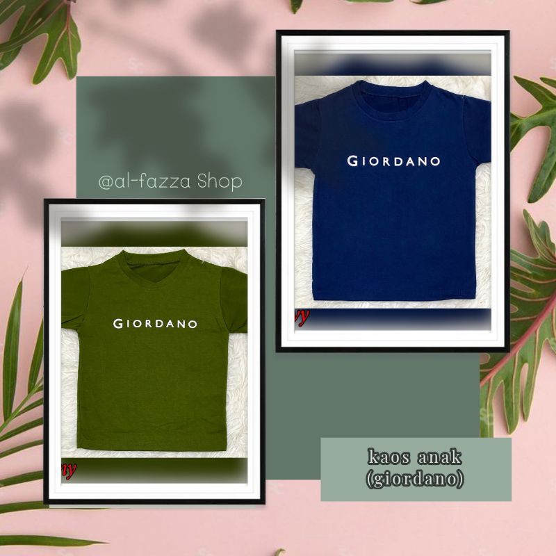 KAOS ANAK GIORDANO (UNISEX)