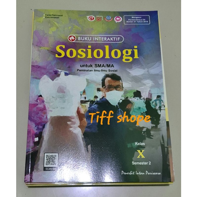 Buku lks / pr interaktif sosiologi kelas 10 semester 2 intan pariwara